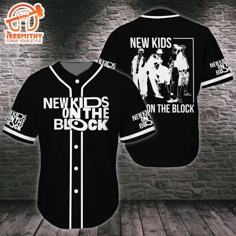 Band New Kids On The Block Nkotb Black Baseball Tee Jersey Shirt Unisex Men Women