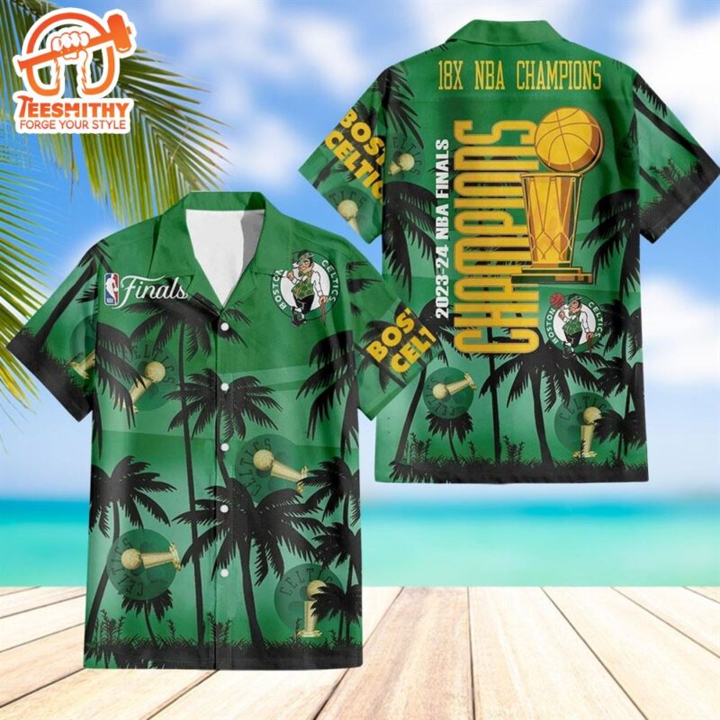 Boston Celtics Nba Champions 2024 Hawaiian Shirt