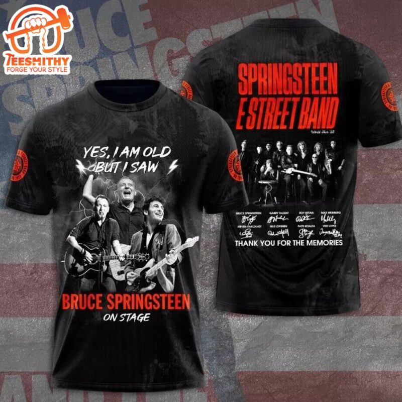Bruce Springsteen And E Street Band Tour 2024 All Over Print 3D Unisex T- Shirt