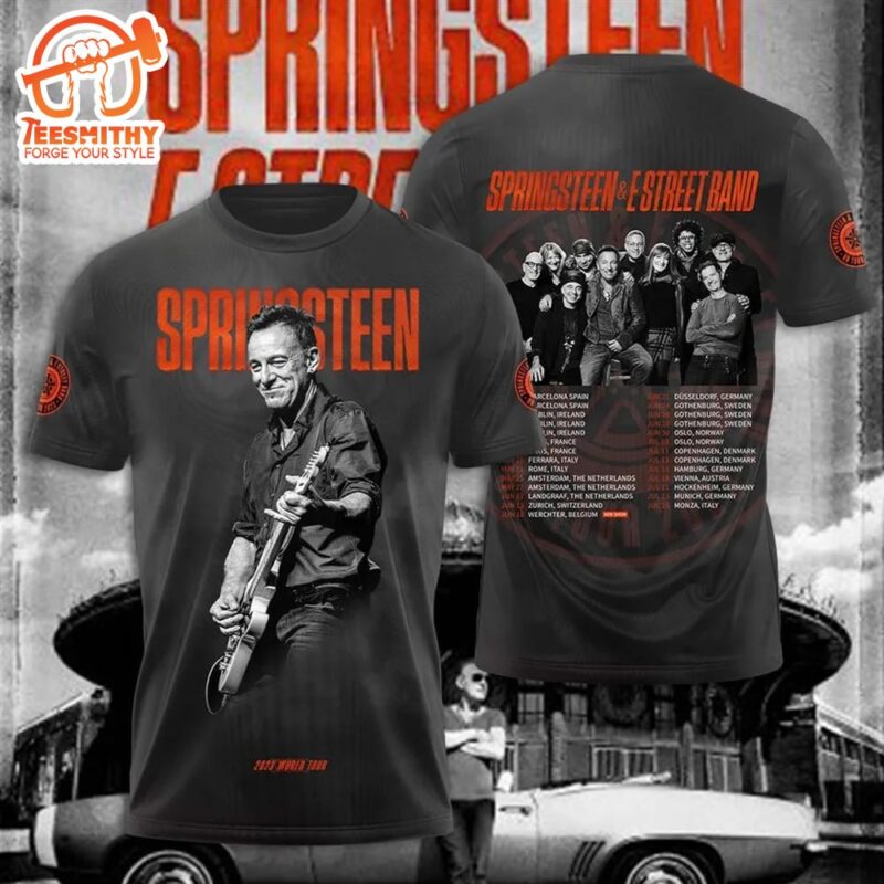 Bruce Springsteen E Street Band 2024 3D Shirt