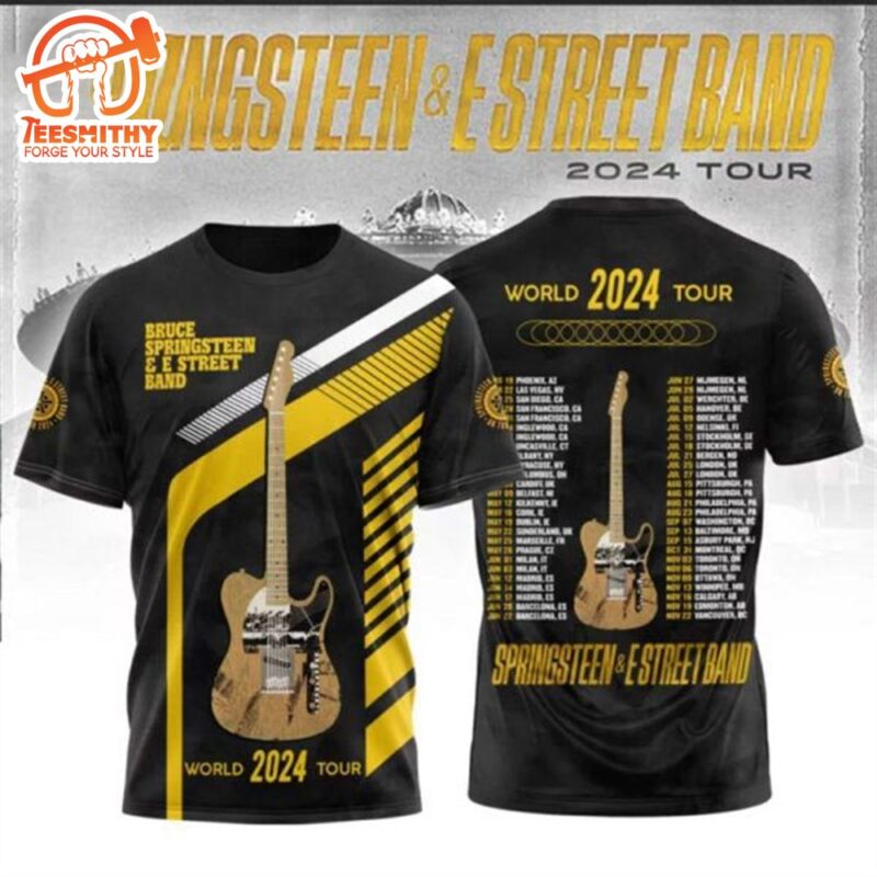Bruce Springsteen E Street Band Tour 3D T-Shirt