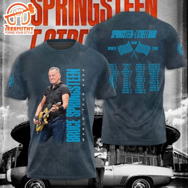 Bruce Springsteen & E Street Band World Tour 2024 Hoodie T-Shirt