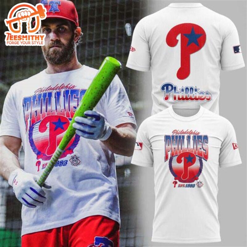 Bryce Harper Philadelphia Phillies National League Est.1883 T-Shirt
