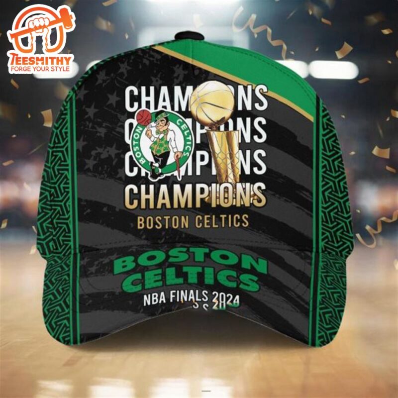 Champions Boston Celtics NBA Finals 2024 Classic Cap