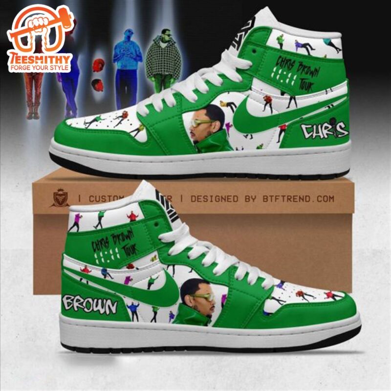 Chris Brown The 1111 Tour Air Jordan 1 High Top Shoes
