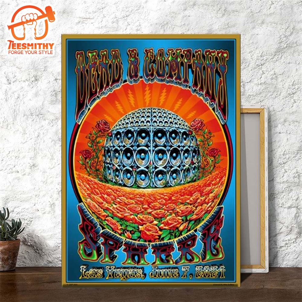 Dead & CO Event Las Vegas, NV June 7, 2024 Poster Canvas