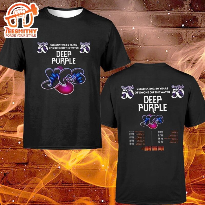 Deep Purple 1 More Time 2024 Tour T-Shirt