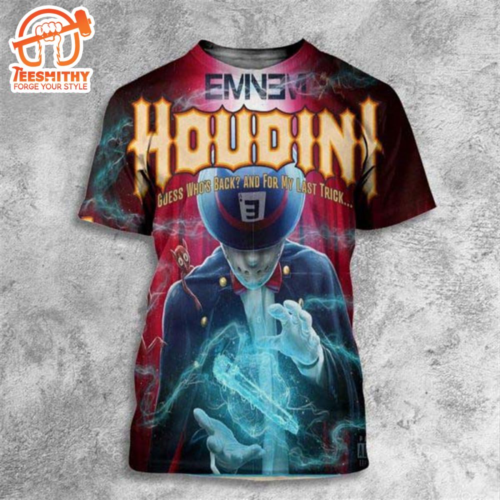 Eminem New Track Houdini Guess Who’s Back And For My Last Track 3D Shirt