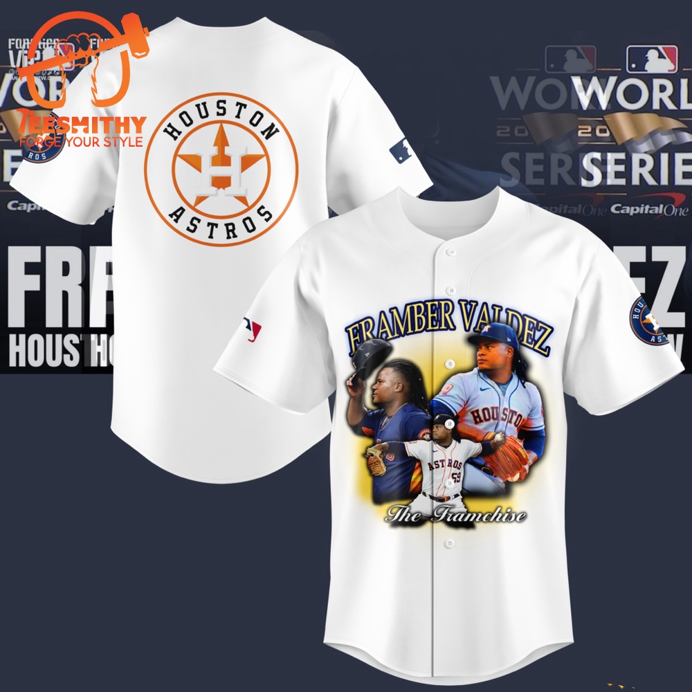 Framber Valdez Houston Astros The Framechise Baseball Jersey