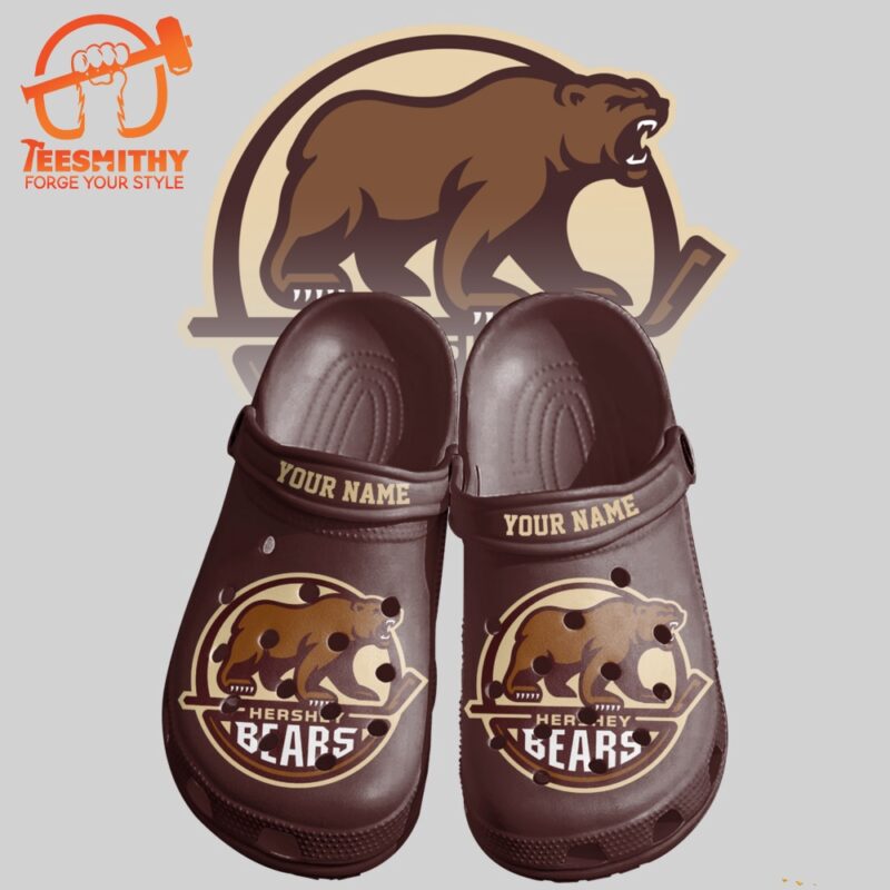 Hershey Bears 2024 Calder Cup Champions Crocs Clog Shoes