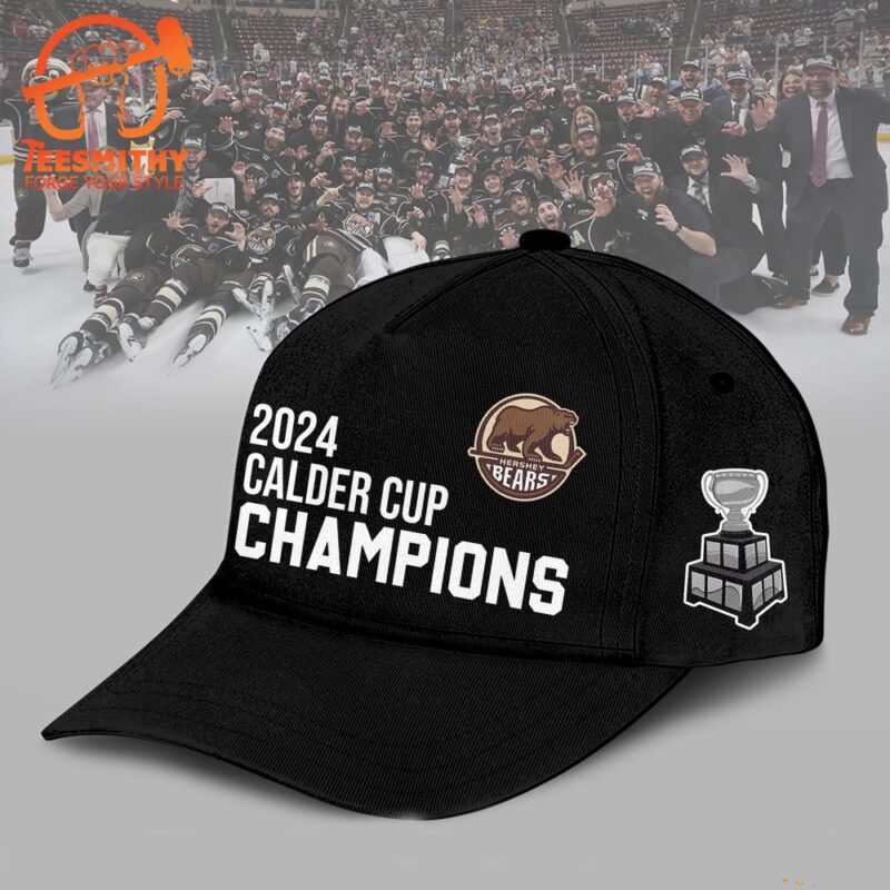 Hershey Bears 2024 Calder Cup Champions Locker Room Cap, Hershey Bears Hats