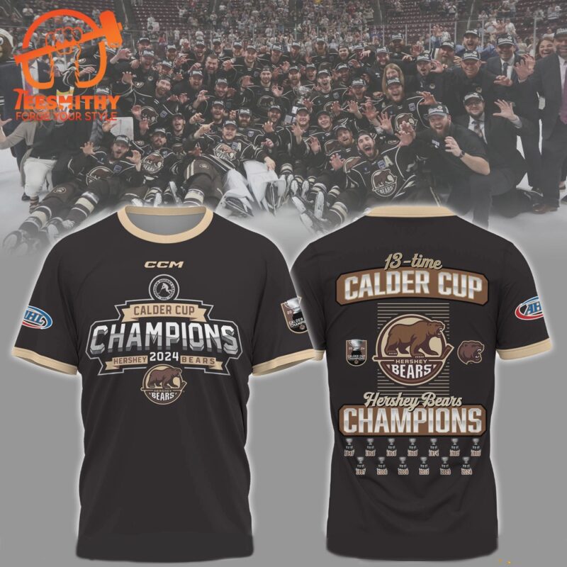 Hershey Bears 2024 Calder Cup Champions Locker Room T Shirt