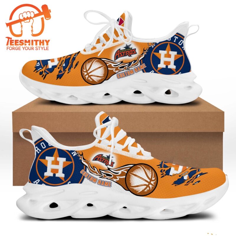 Houston Astros Print Logo Team 2024 Max Soul Shoes
