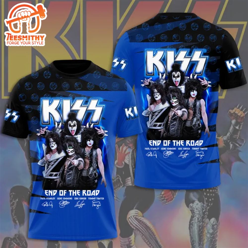 Kiss Band 50 Years Thank You For The Memories 3D T-Shirt