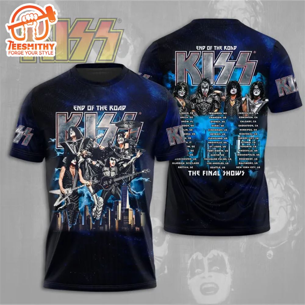 Kiss Band End Of The Road World Tour  The Final Show T-Shirt