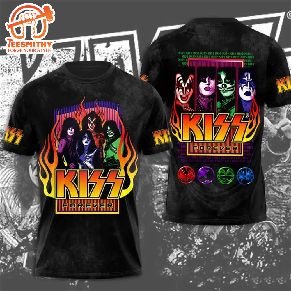 Kiss Band Forever Music Rock 3D All Over Print Shirt