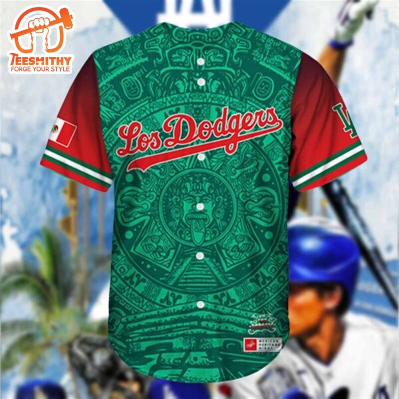 LA Dodgers Mexican Heritage Giveaway 2024 Baseball Jersey