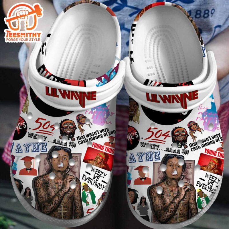 Lil Wayne Rapper Music Crocs Crocband Clogs Shoes Comfortable For Men Women and Kids