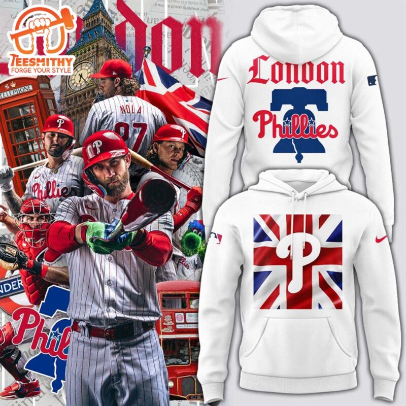 MLB World Tour London Series Philadelphia Phillies 3D Hoodie