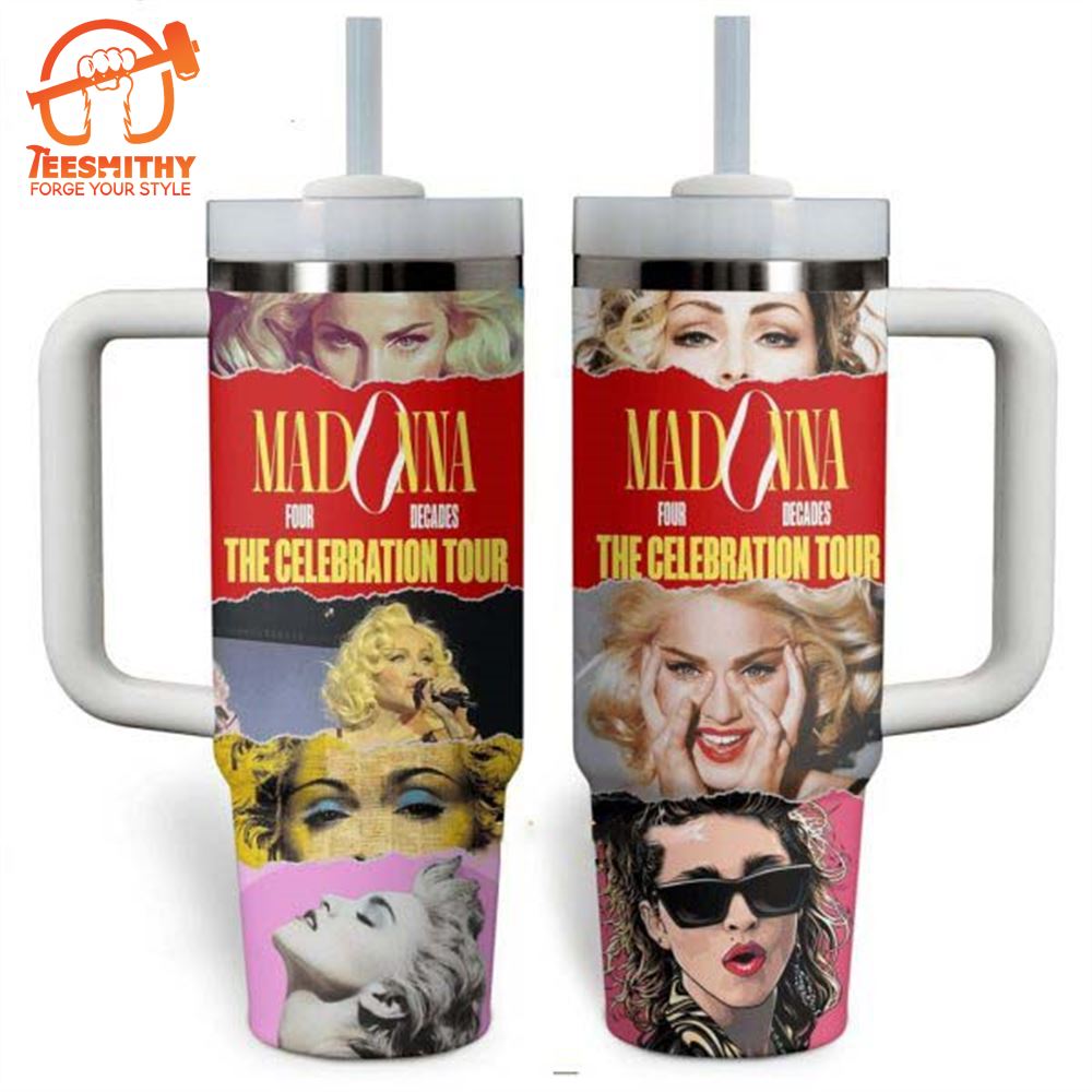 Madonna Four Decades The Celebration Tour Stanley Tumbler 40oz