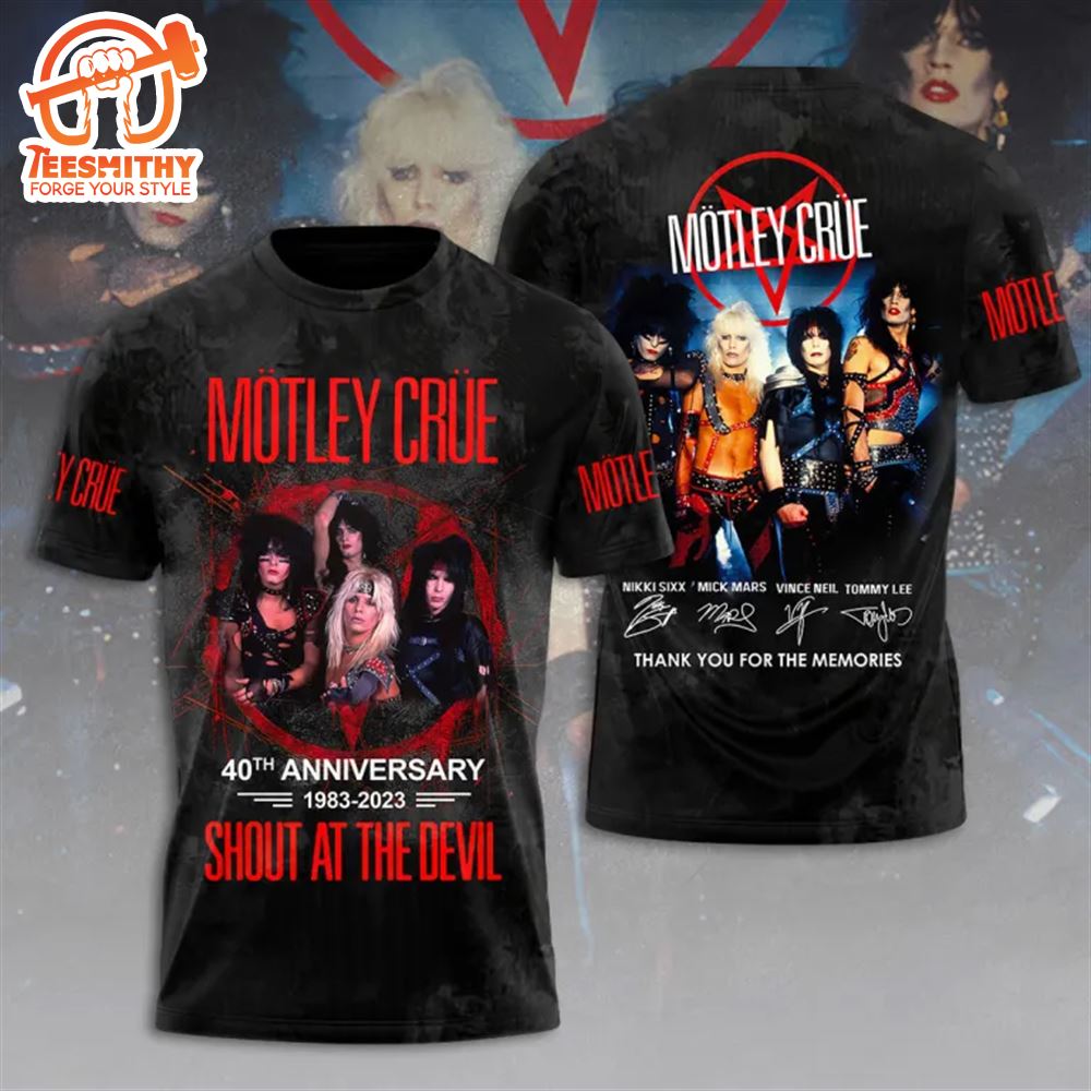 Mötley Crüe Music Band 3D All Over Print Shirt