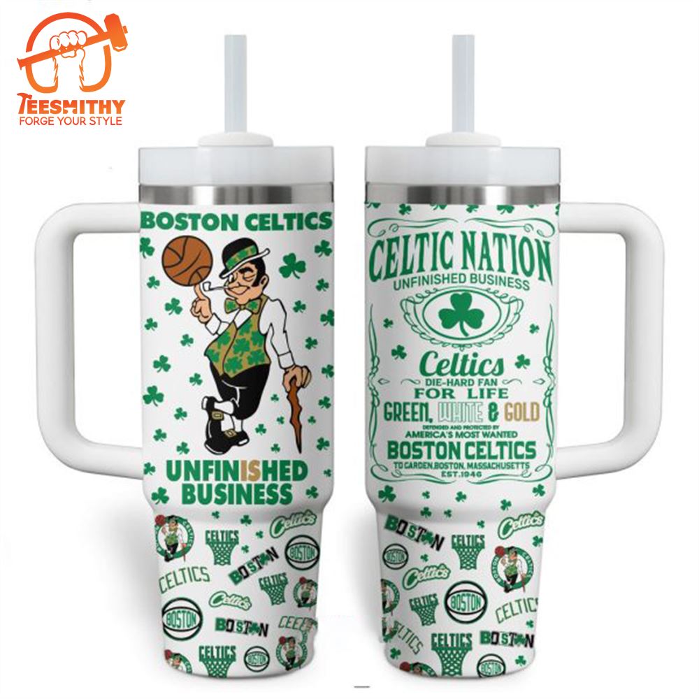 NBA Boston Celtics Unfinished Business Stanley Tumbler 40oz