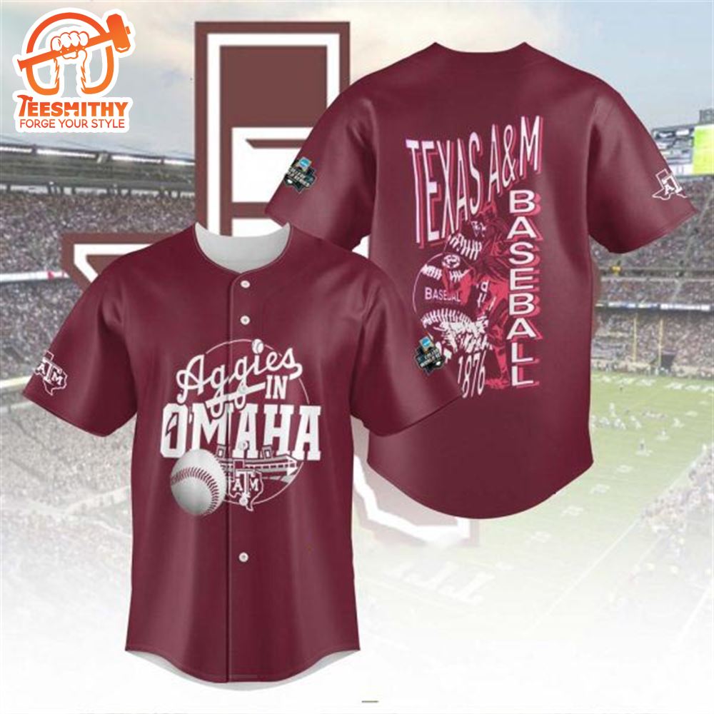 NCAA Texas A&M Aggies In Omaha 2024 Baseball Jersey