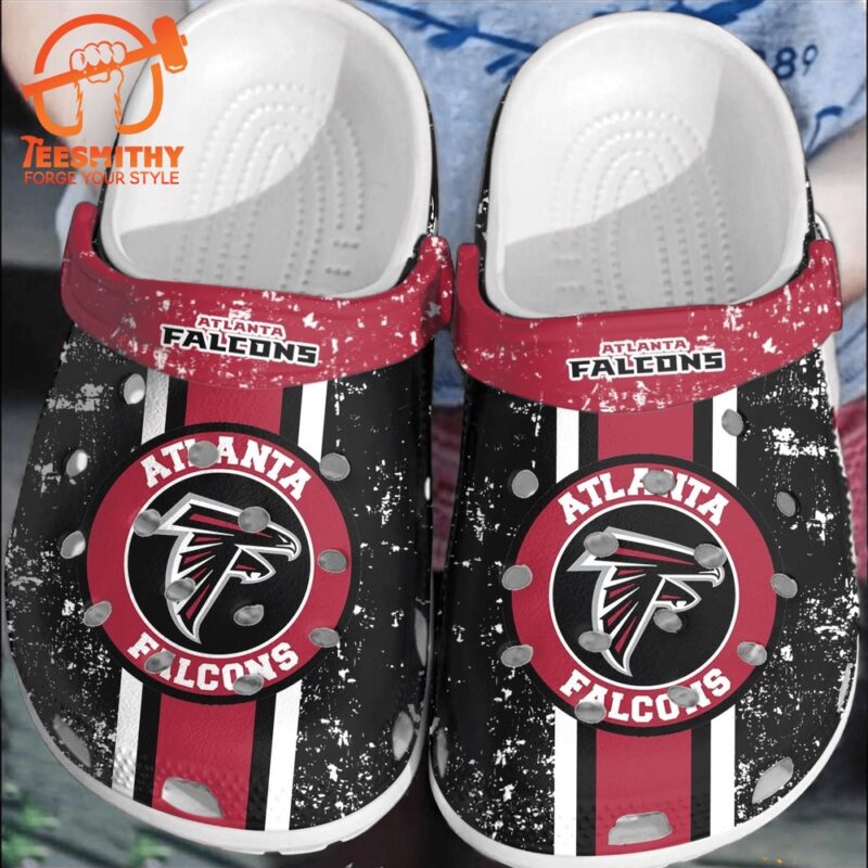 NFL Atlanta Falcons Logo Football ClogsBand Shoes