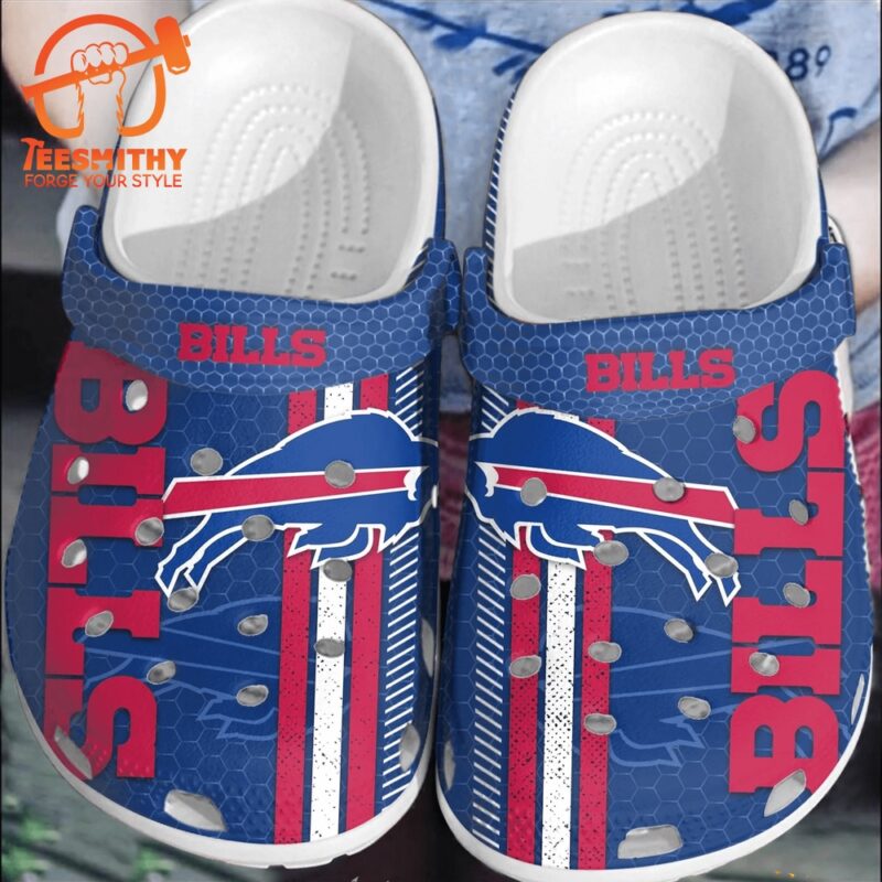 NFL Buffalo Bills Football Comfortable Clogs Shoes