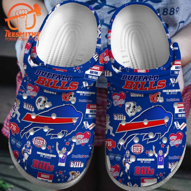 NFL Buffalo Bills Sport Clogs Shoes