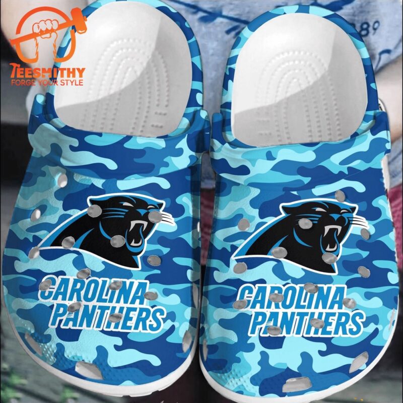 NFL Carolina Panthers Football Clogs Shoes