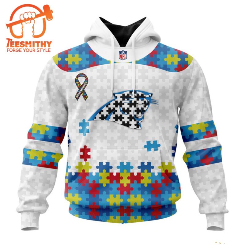 NFL Carolina Panthers Special Autism Awareness Custom Hoodie
