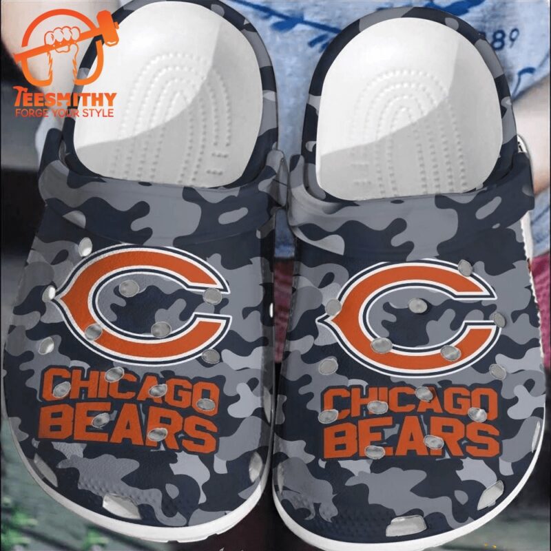 NFL Chicago Bears Football ClogsBand Shoes Comfortable Clogs