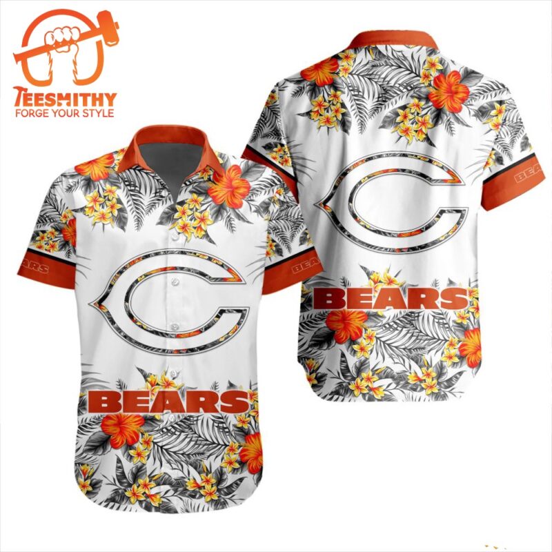 NFL Chicago Bears Special Floral Tropical Hawaiian Shirt