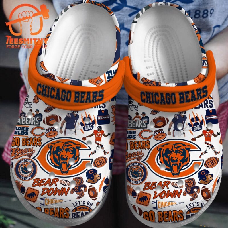 NFL Chicago Bears Sport Clogs Shoes