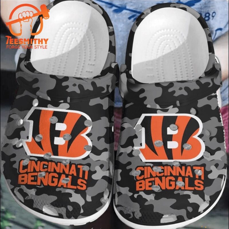 NFL Cincinnati Bengals Football Clogs Shoes