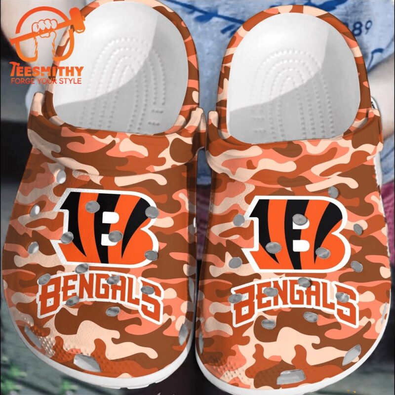NFL Cincinnati Bengals Football Comfortable Shoes Clogs