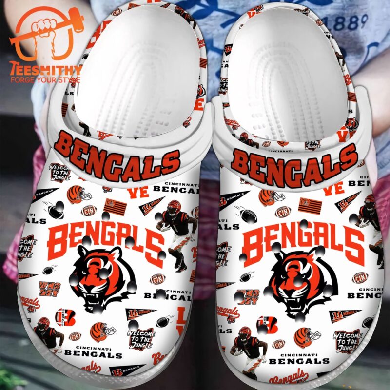 NFL Cincinnati Bengals Sport Clogs Shoes