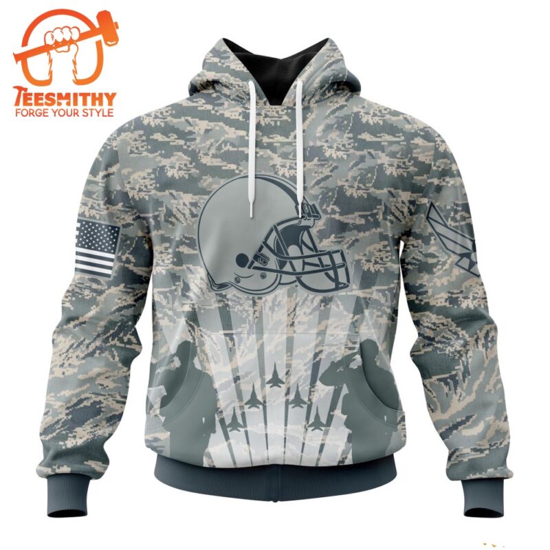 NFL Cleveland Browns Special Honor US Air Force Veterans Hoodie