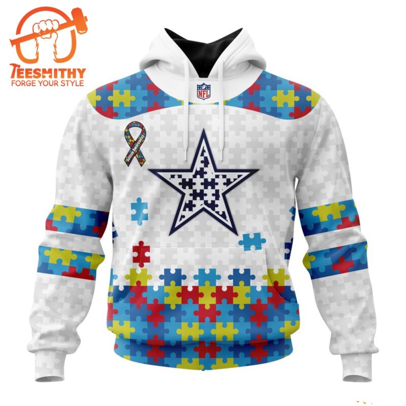 NFL Dallas Cowboys Special Autism Awareness Custom Hoodie