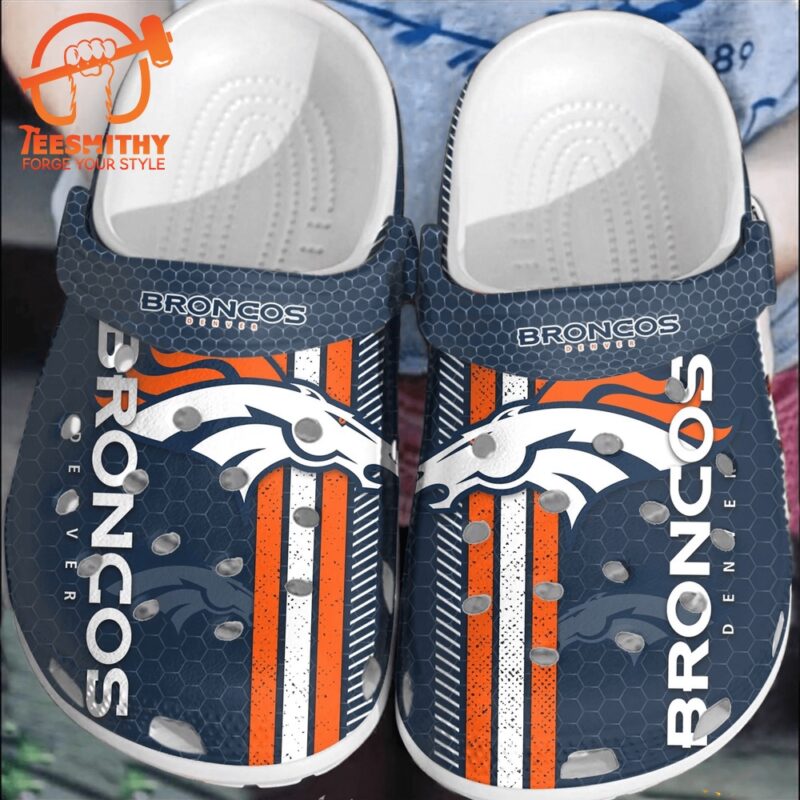 NFL Denver Broncos Football Comfortable Clogs Shoes