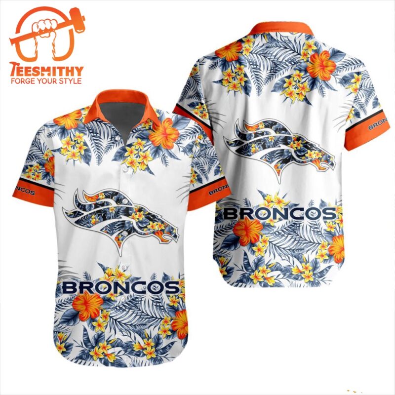 NFL Denver Broncos Special Floral Tropical Hawaiian Shirt