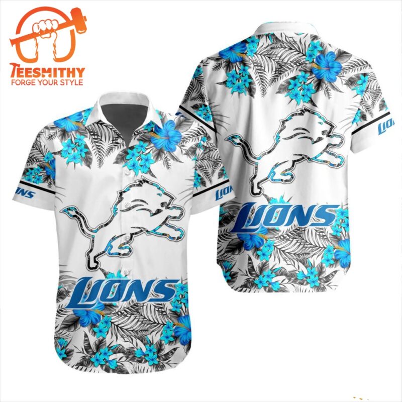 NFL Detroit Lions Special Floral Tropical Hawaiian Shirt