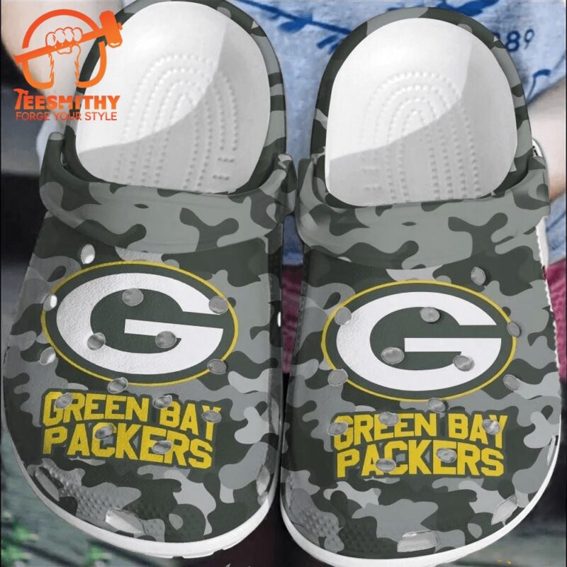 NFL Green Bay Packers Football Clogs Shoes Comfortable