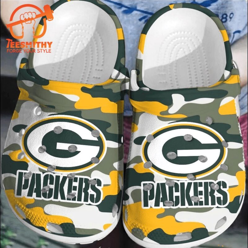 NFL Green Bay Packers Football Clogs Crocs Shoes Crocband