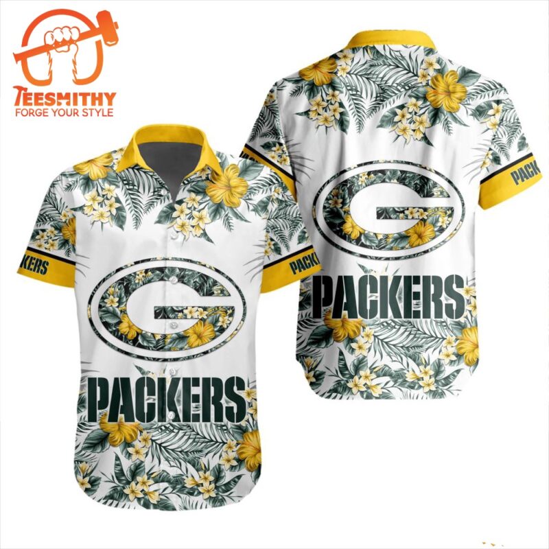 NFL Green Bay Packers Special Floral Tropical Hawaiian Shirt