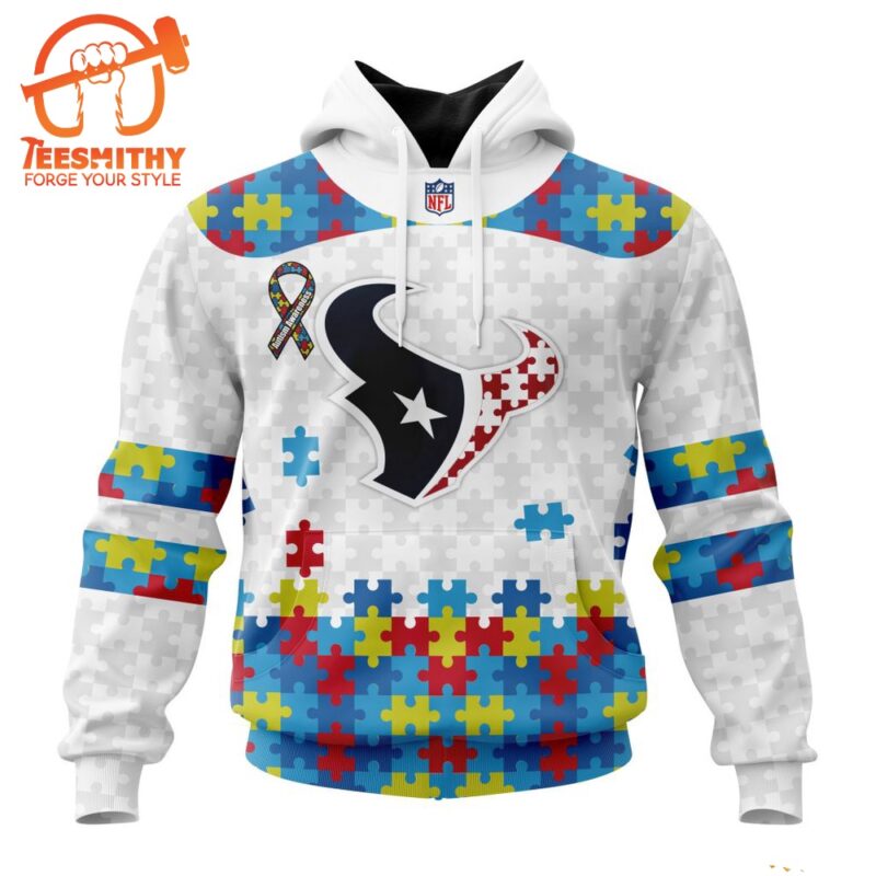 NFL Houston Texans Special Autism Awareness Custom Hoodie