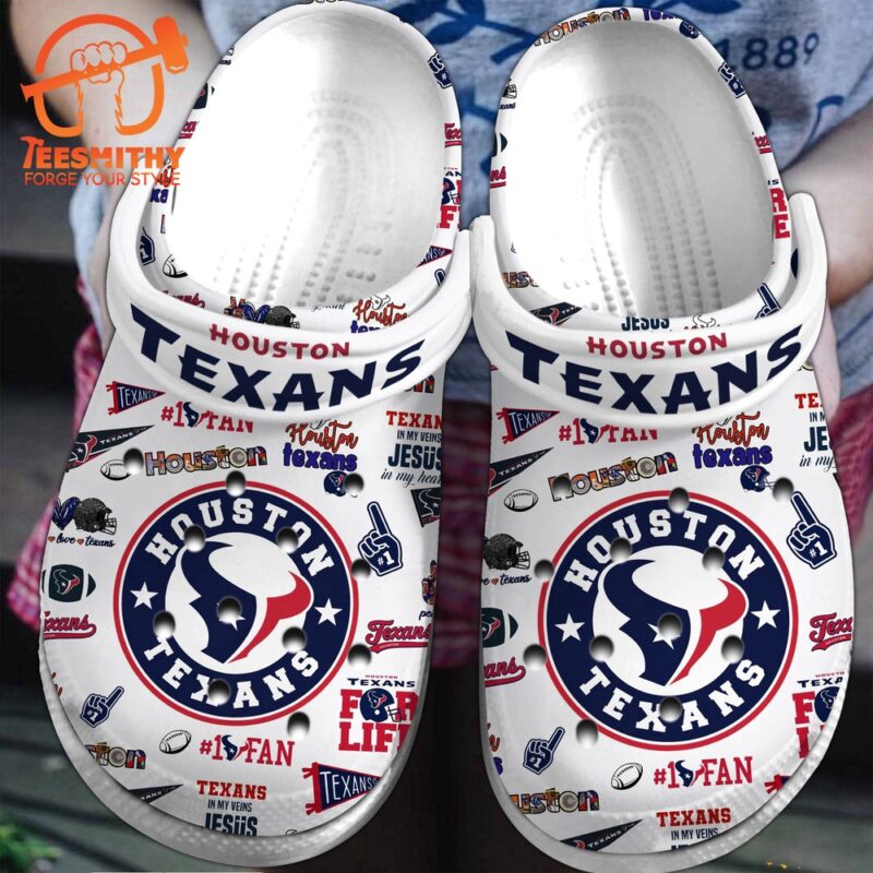 NFL Houston Texans Sport Crocs Crocband Clogs Shoes