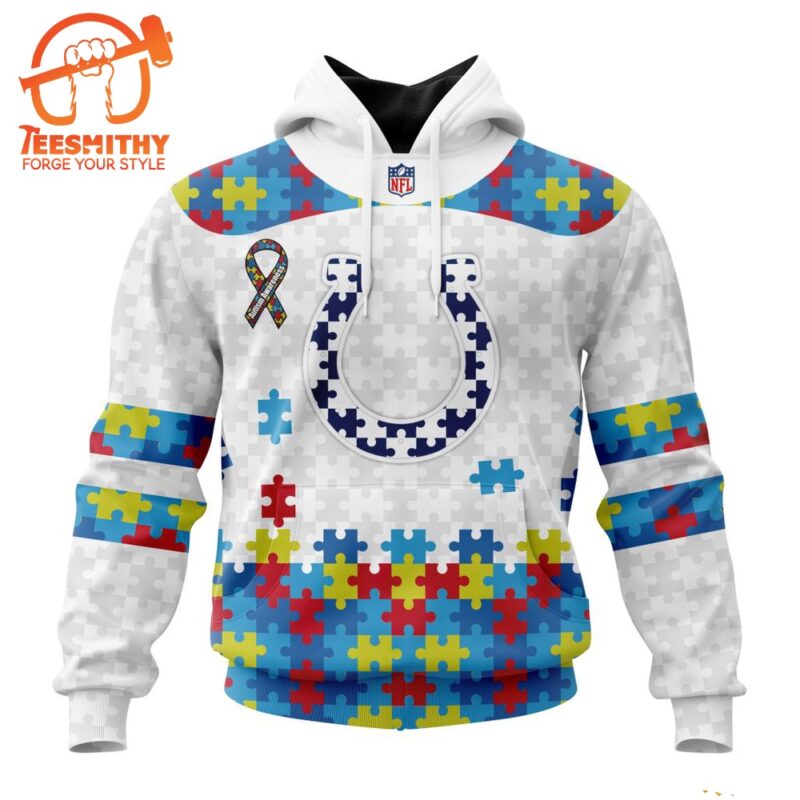 NFL Indianapolis Colts Special Autism Awareness Custom Hoodie