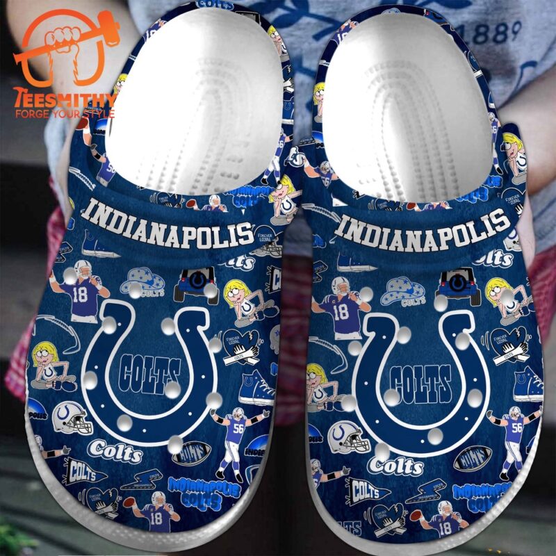 NFL Indianapolis Colts Sport Clogs Shoes